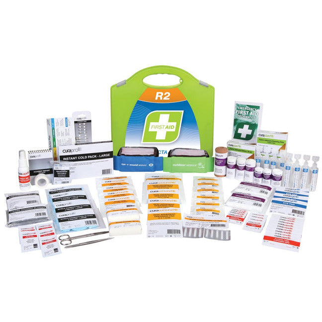 FIRST AID KIT R2 CONSTRUCTA MAX KIT 1 TRAY PLASTIC PORTABLE