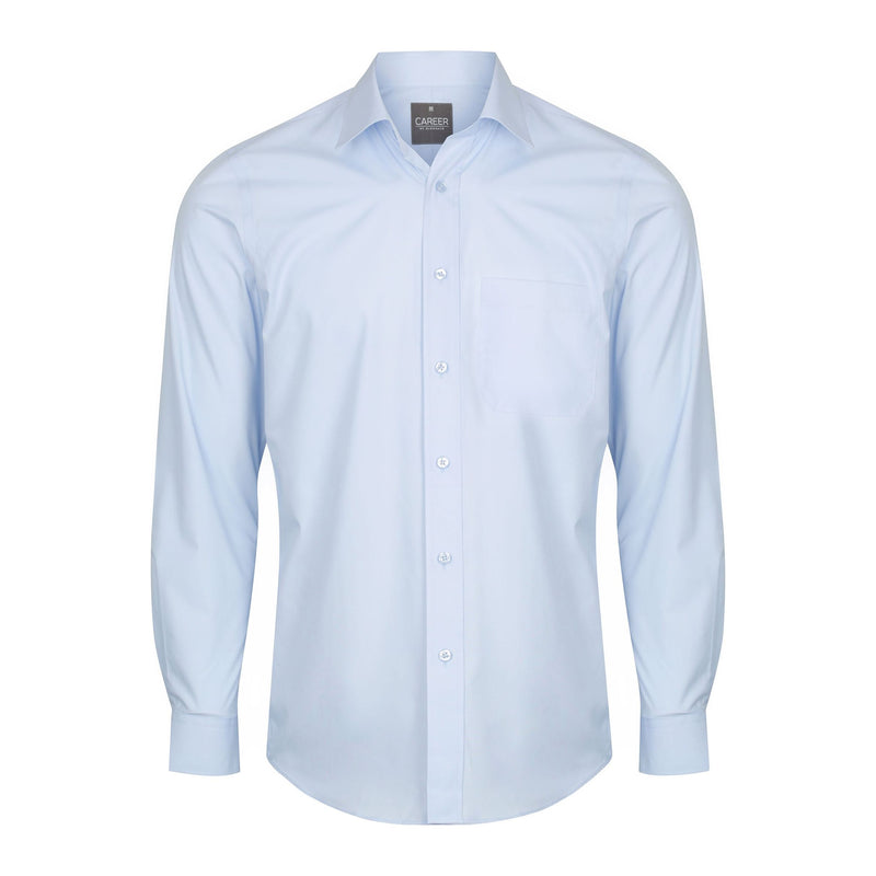 Gloweave - Mens Premium Poplin Long Sleeve Shirt - 1272L - SALE