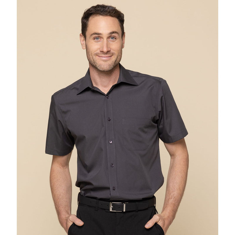 Gloweave - Mens Premium Poplin Short Sleeve Shirt - 1272S - SALE