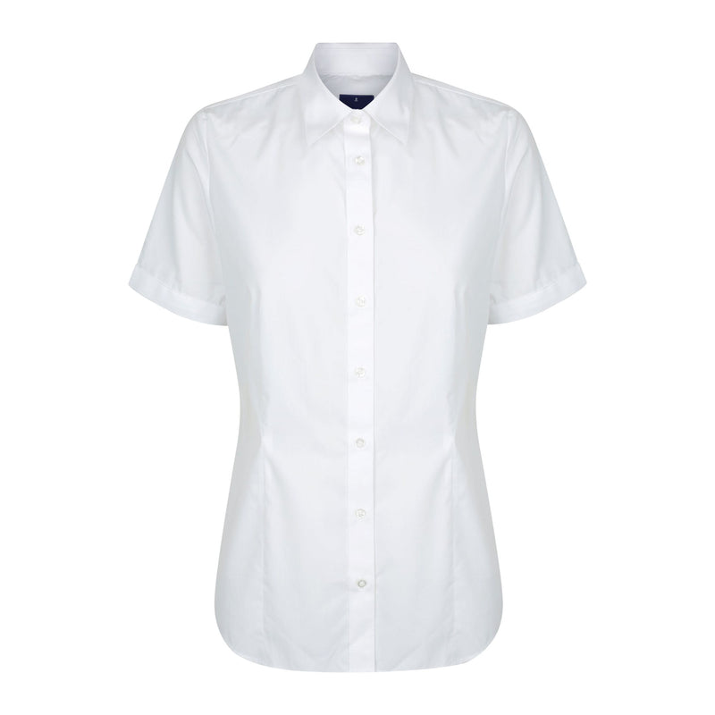 Gloweave - Ladies Premium Poplin Short Sleeve Shirt - 1520WS - SALE
