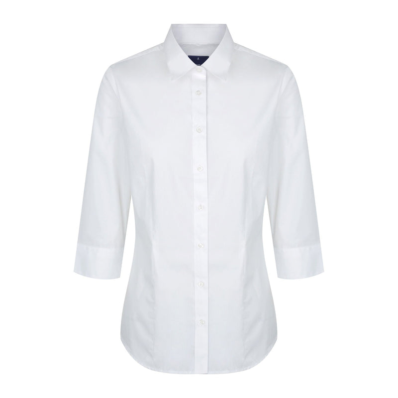Gloweave - Ladies Premium Poplin 3/4 Sleeve Shirt - 1520WZ - SALE