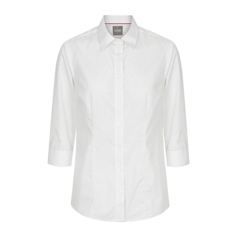 Gloweave - Dot Print 3/4 Sleeve Shirt - 1743WZ - SALE