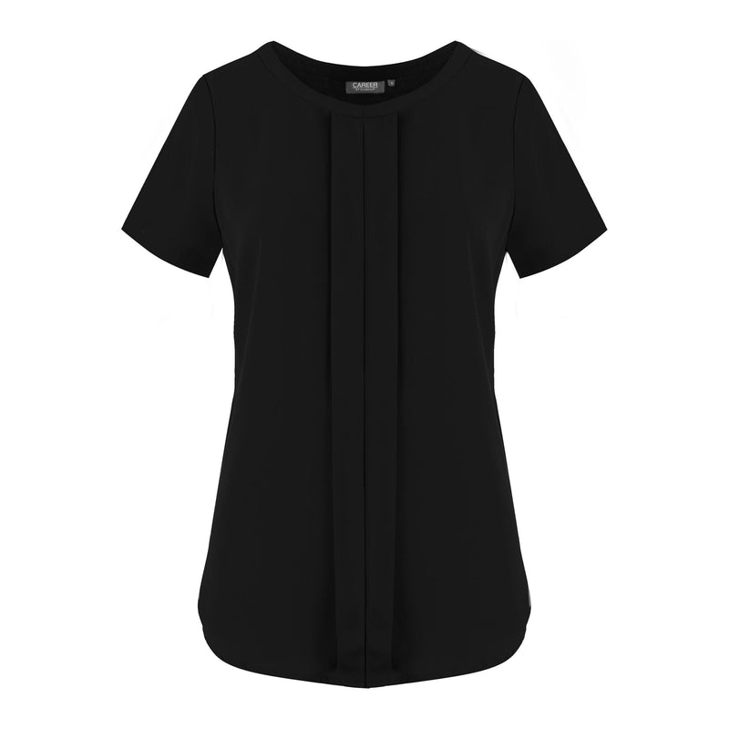 Gloweave - Ladies Box Pleat Short Sleeve Top - 1884 -SALE