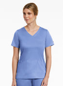 Matrix 3701 Curved Mock Wrap Scrub Top
