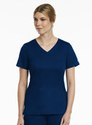 Matrix 3701 Curved Mock Wrap Scrub Top