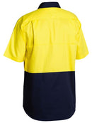 Bisley BS1895 2 Tone Cool Lightweight Drill Shirt - Short Sleeve