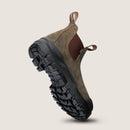 Blundstone 8002 Rotoflex - TPU Steel Safety - Rustic Brown - Unisex - Elastic Side-With Scuff Cap