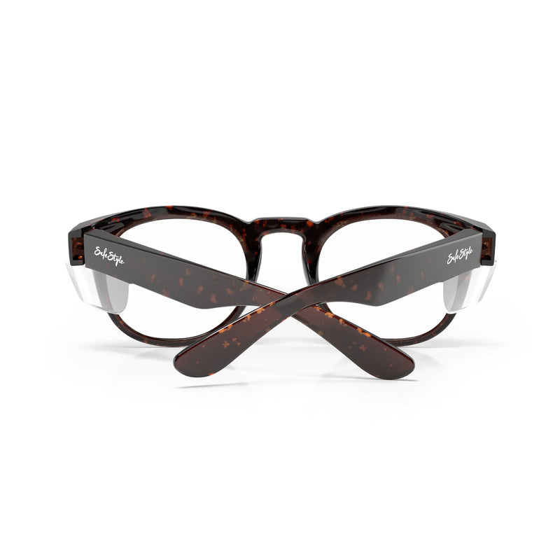 Safe Style CRTC100 Cruisers Brown Torts Frame /Clear UV400 Safety Glasses