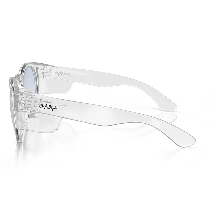 Safe Style CRCB100 Cruisers Clear Frame/Blue Light Blocking UV400 Safety Glasses