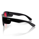 Safe Style CRMBRP100 Cruisers Matte Black Frame Mirror Red Polarised Safety Glasses