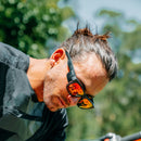 Safe Style FMBRP100 Fusions Matte Black Frame Mirror Red Polarised Safety Glasses