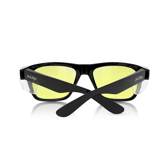 Safe Style FBY100 Fusions Black Frame/Yellow UV400 Safety Glasses