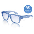 Safe Style FBLB100 Fusions Blue Frame /Blue Light Blocking UV400 Safety Glasses