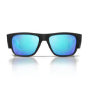 Safe Style FMBBP100 Fusions Matte Black Frame Mirror Blue Polarised Safety Glasses