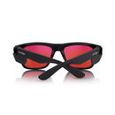 Safe Style FMBRP100 Fusions Matte Black Frame Mirror Red Polarised Safety Glasses