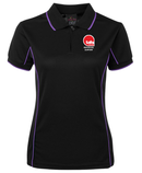 TAFE QLD Podium Ladies Piping Polo 7LPI