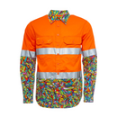 Men's Bonza Day/Night Hi Vis Full Button Workshirt