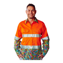 Men's Bonza Day/Night Hi Vis Full Button Workshirt
