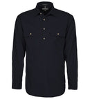 Pilbara RM200CF Mens Closed Front L/S Shirt
