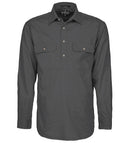 Pilbara RM200CF Mens Closed Front L/S Shirt