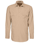 Pilbara RM200CF Mens Closed Front L/S Shirt