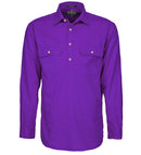 Pilbara RM200CF Mens Closed Front L/S Shirt