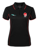 TAFE SCHI QLD Podium Ladies Piping Polo 7LPI - SALE