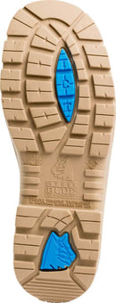 Steel Blue Argyle Zip Scuff Cap 312652