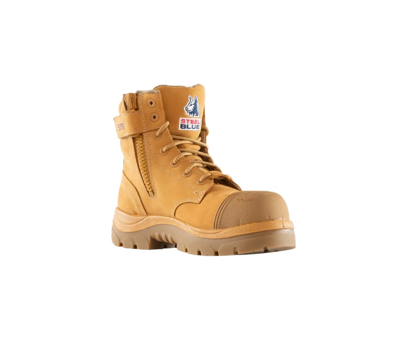 Steel Blue 518579 Ladies Argyle Zip Scuff Cap Composite Safety Boot