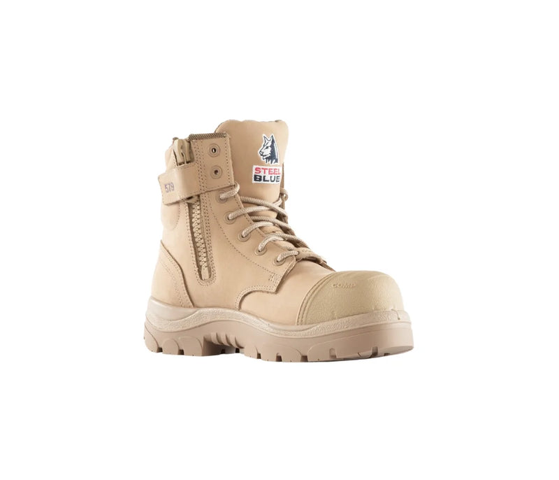 Steel Blue 518579 Ladies Argyle Zip Scuff Cap Composite Safety Boot