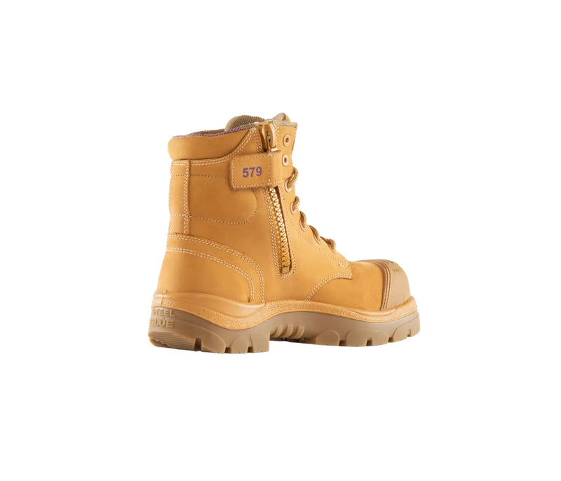 Steel Blue 518579 Ladies Argyle Zip Scuff Cap Composite Safety Boot