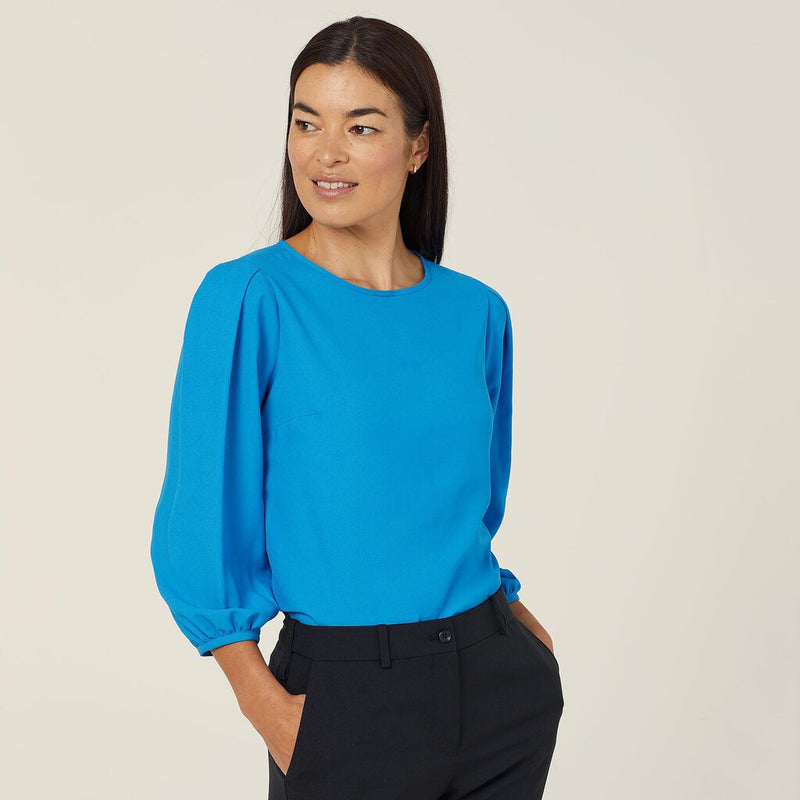 NNT - French Georgette 3/4 Sleeve Top - CATUPM - SALE