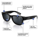 Safe Style CBT100 Classic Black Frame Safety GlassesSafe StyleSafe Style CBT100 Classic Black Frame Safety Glasses