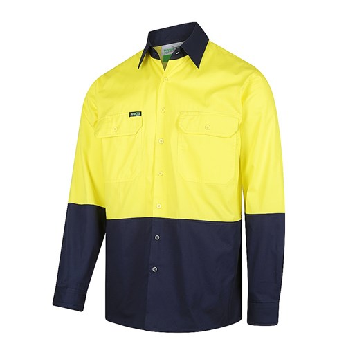 Workit 2007 Hi-Vis Lightweight Adjustable Cuff Shirt