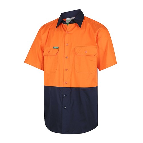 Workit 2008 Hi-Vis 2 Tone Lightweight Short Sleeve Shirt