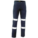 Cotton Drill Taped Cargo Pants - Navy
