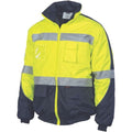 DNC 3992 HiVis D/N Contrast Panel Pilot Jacket