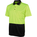 JBs Wear 6HJNC Hi Vis Jacquard Non Cuff Polo