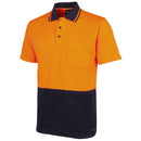 JBs Wear 6HJNC Hi Vis Jacquard Non Cuff Polo