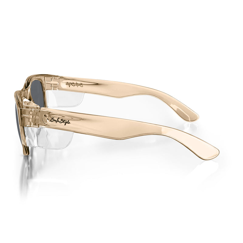 Safe Style CCHP100 Classic Champagne Frame Polarised Safety Glasses