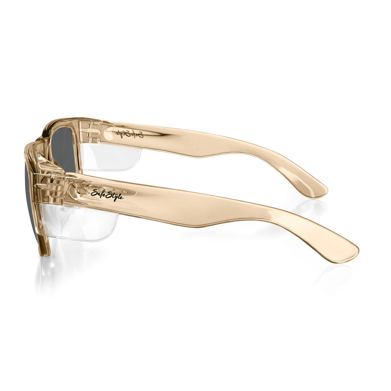 Safe Style FCHP100 Fusion Champagne Frame Polarised Safety Glasses