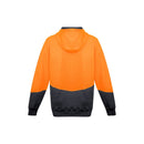 Syzmik ZT478 Unisex Hi Vis Textured Jacquard Full Zip Hoodie