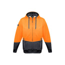 Syzmik ZT478 Unisex Hi Vis Textured Jacquard Full Zip Hoodie
