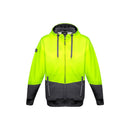 Syzmik ZT478 Unisex Hi Vis Textured Jacquard Full Zip Hoodie