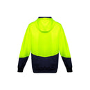 Syzmik ZT478 Unisex Hi Vis Textured Jacquard Full Zip Hoodie