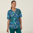 Warlu Indigenous V Neck Scrub Top CATRFR