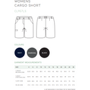 Biz Collection CL957LS Womens Comfort Waist Cargo Short